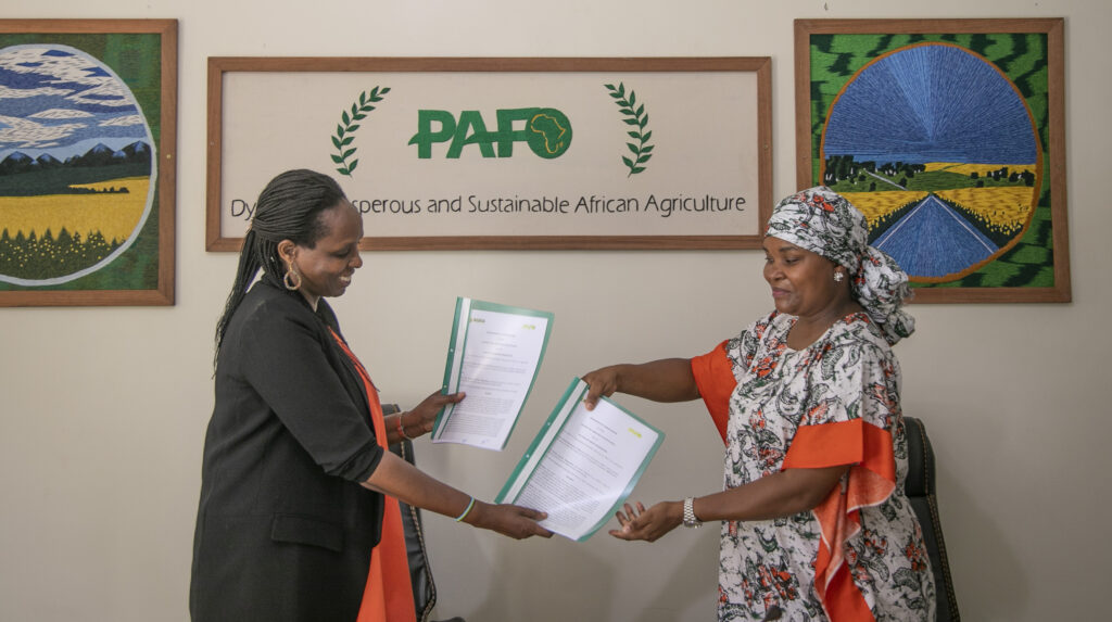 PAFO-AGRA Sign Agreement To Support African Smallholder Farmers PAFO Agra 1 1024x573