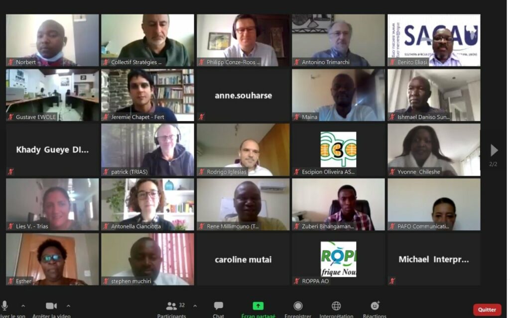 FO4ACP : 2ᵉ réunion de coordination continentale Second Comite De Coordination Fevrier 2021 2 1024x639