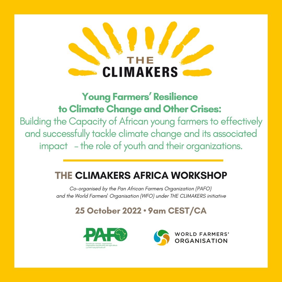 Changement climatique : Les différentes parties prenantes doivent déployer les efforts nécessaires Climakers Workop Africa