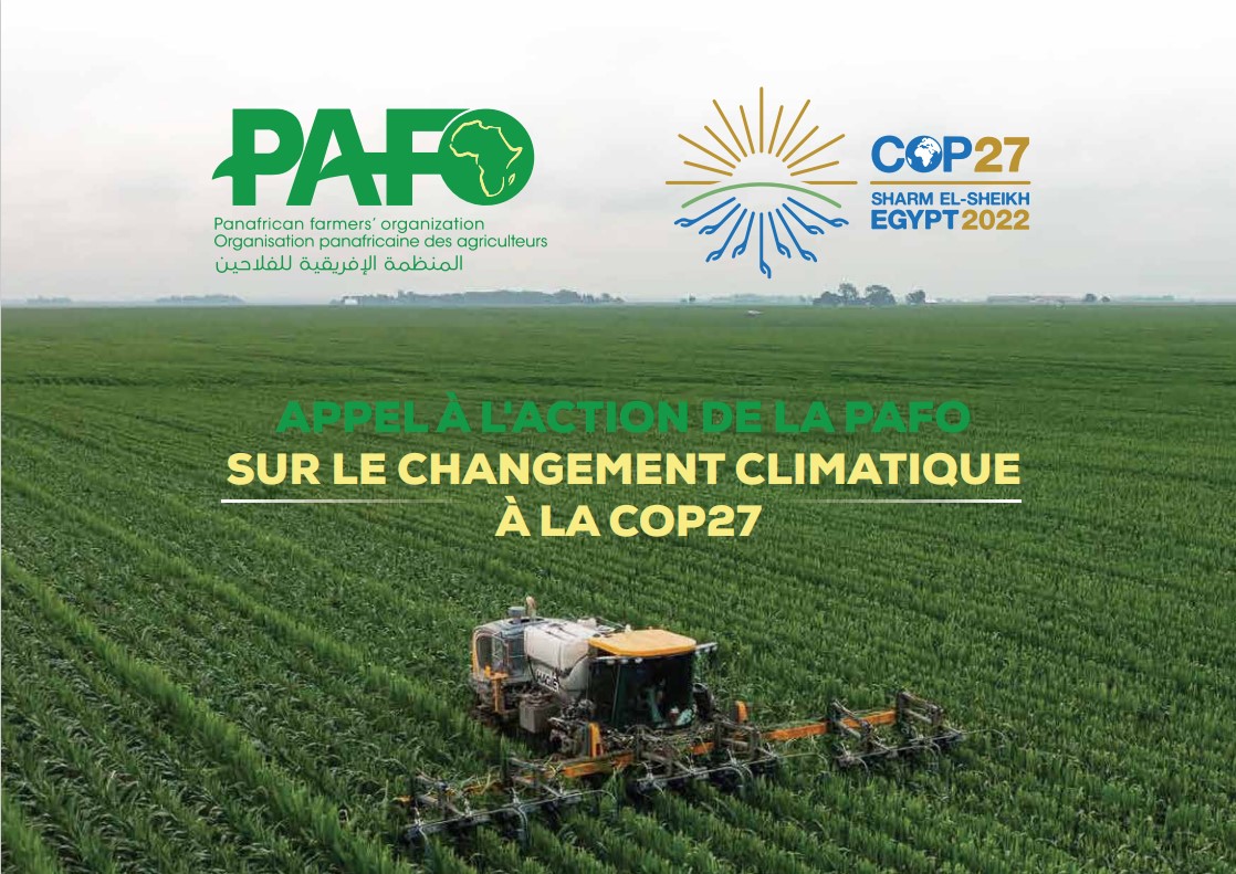 COP27 : Appel à l'action de la PAFO sur le changement climatique Francais 1
