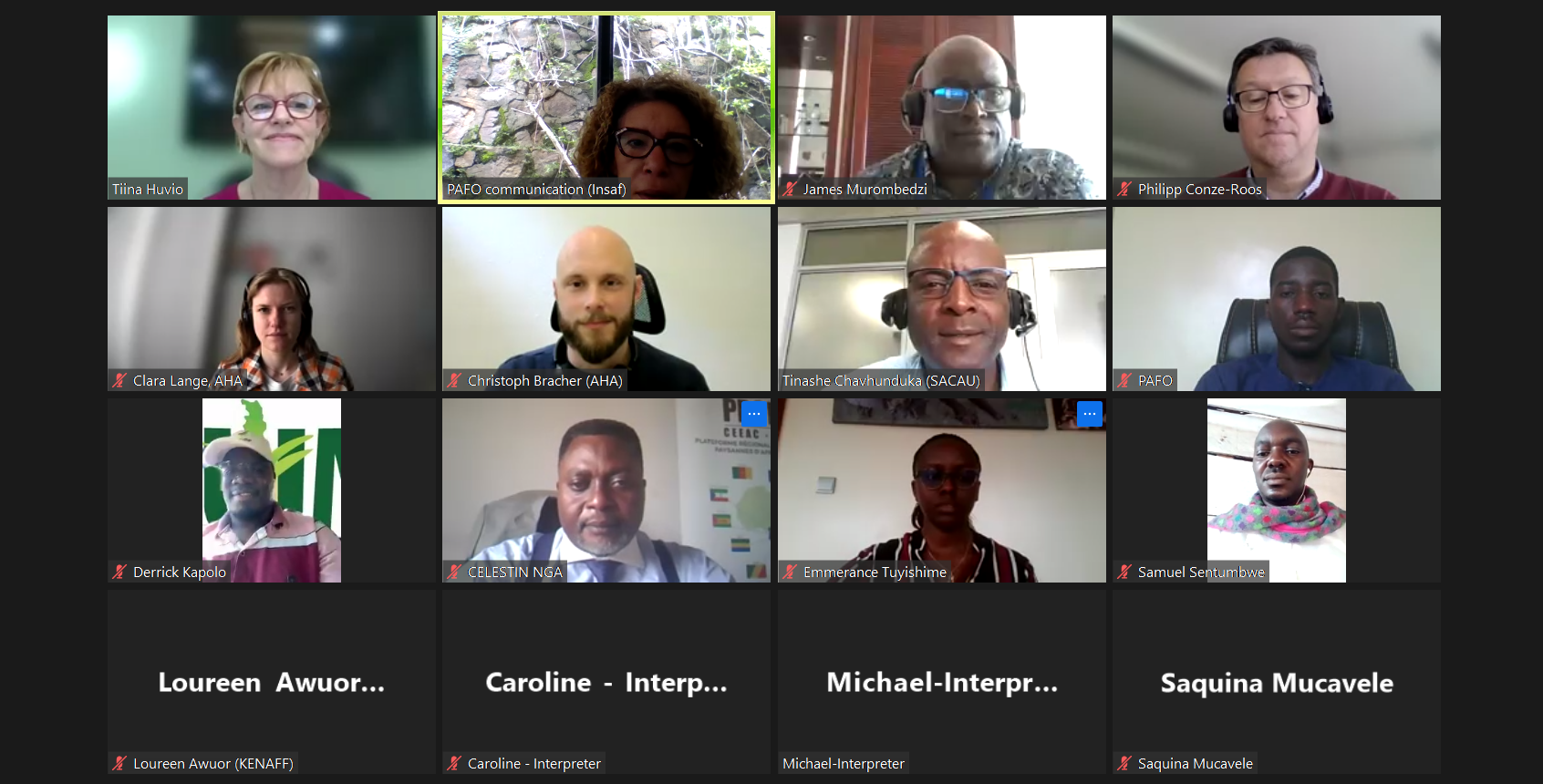 1er SEMINAIRE EN LIGNE : NEGOCIATIONS DE LA CCNUCC