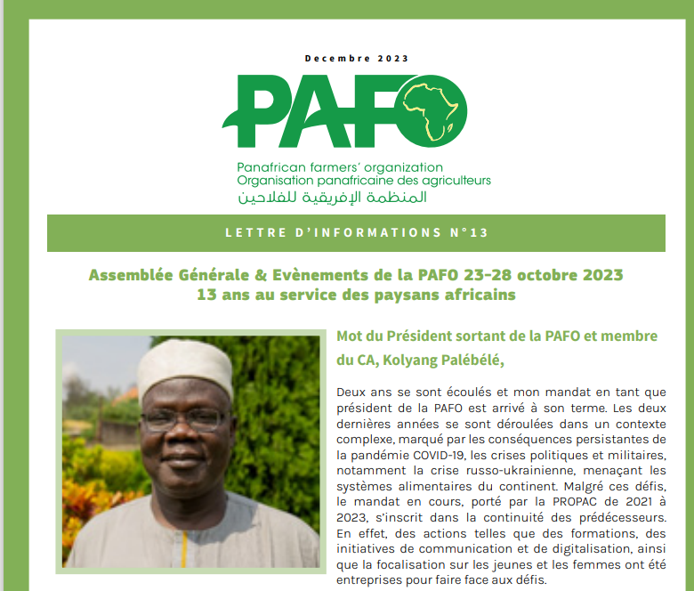 Lettre d'informations NL French