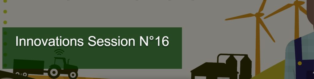 Innovation Session N°16: Niche marketing strategies for SMEs and smallholder farmers" Photo Eng 1024x260