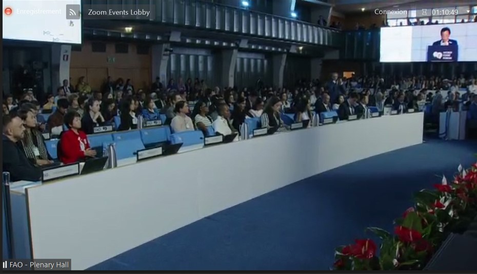 PAFO au Forum Mondial de l’Alimentation 2024 : Un engagement renouvelé pour l’agriculture familiale 463021345 1125116305874722 5451166074345562150 N 1