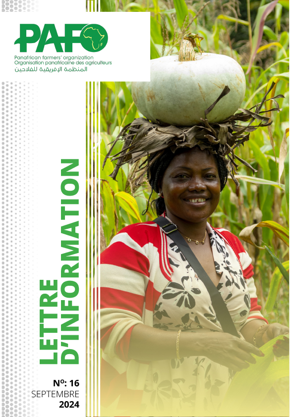 Lettre d'informations COVER PAFO NEWS LETTER FRENCH