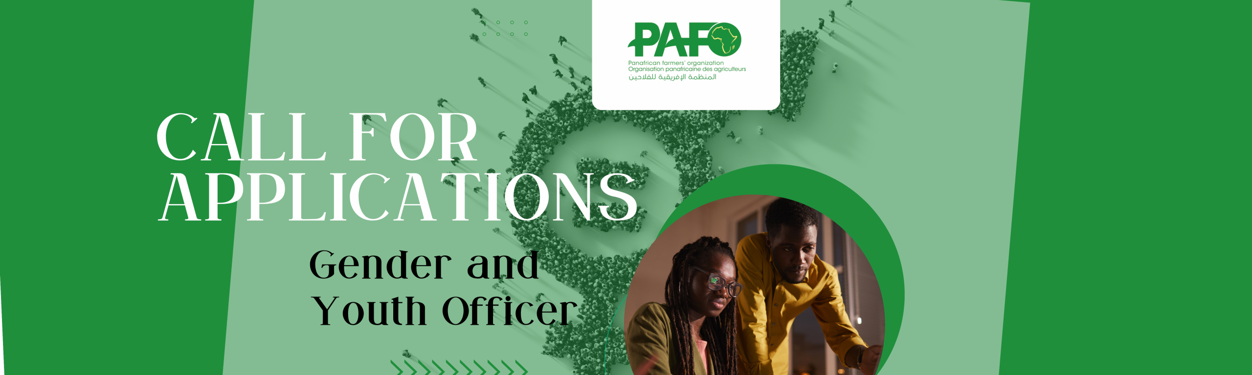PAFO is Hiring: Gender and Youth Officer Grey And Black Simple Lawyer Legal Services Modern Flyer LinkedIn Article Cover Image Scaled