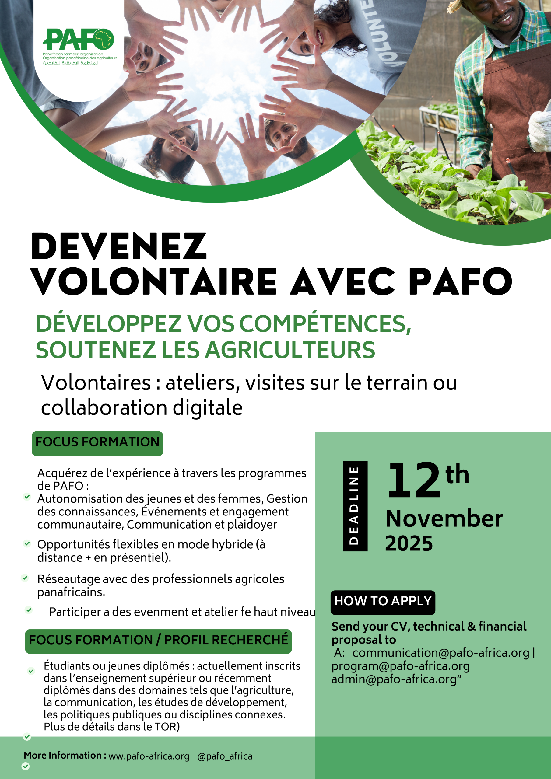 Join PAFO as a Volunteer – Make an Impact in African Agriculture 2 Scaled